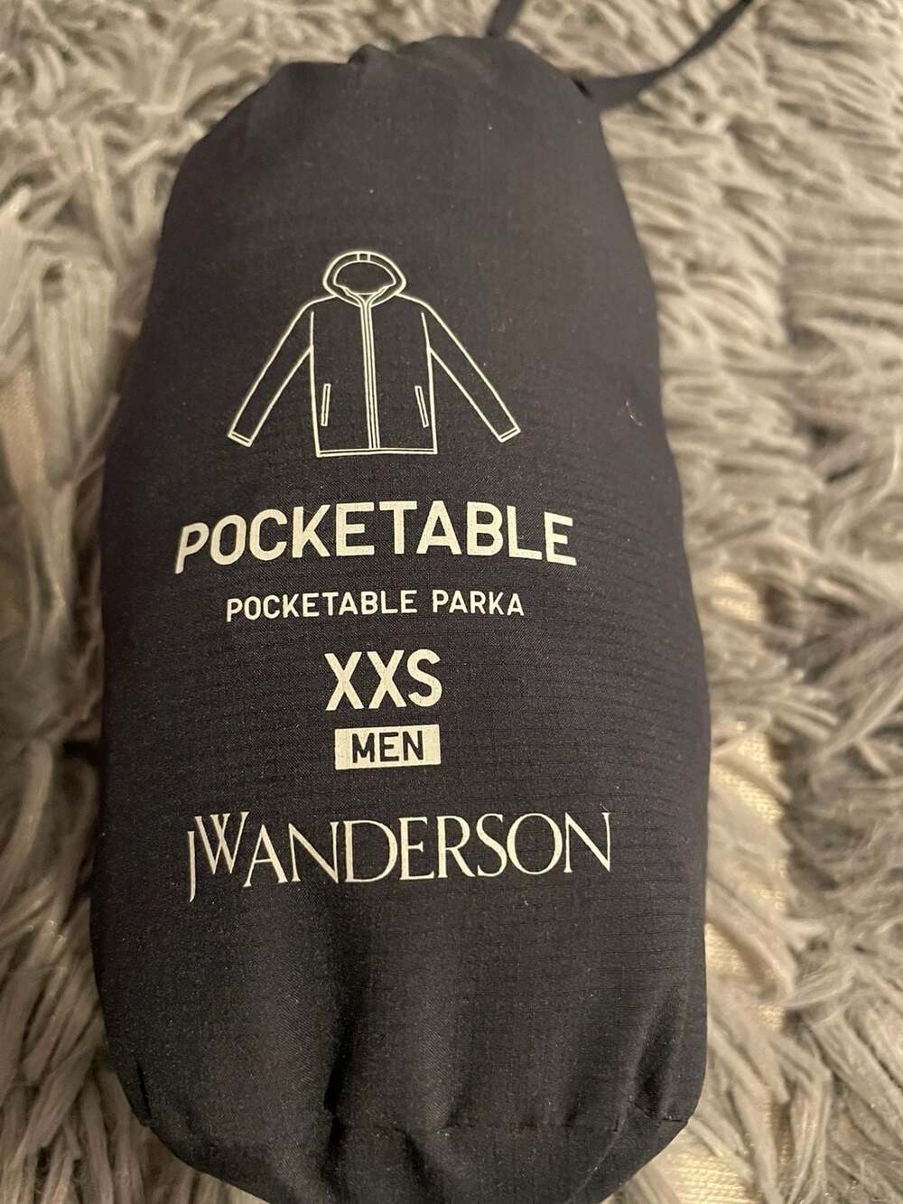 Uniqlo x JW Anderson Men's Pocketable Parka Blue Size XXS
